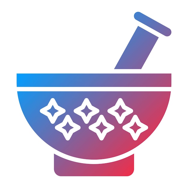 Diseño vectorial del estilo del icono de la taza de spa