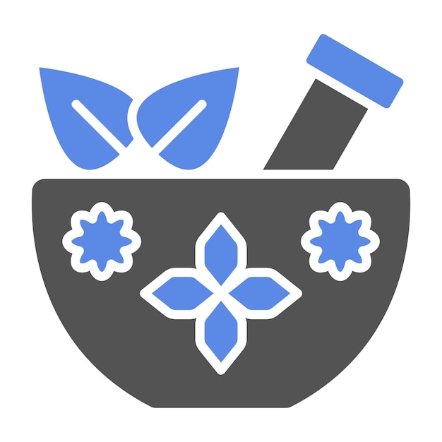 Diseño vectorial del estilo del icono de la taza de spa