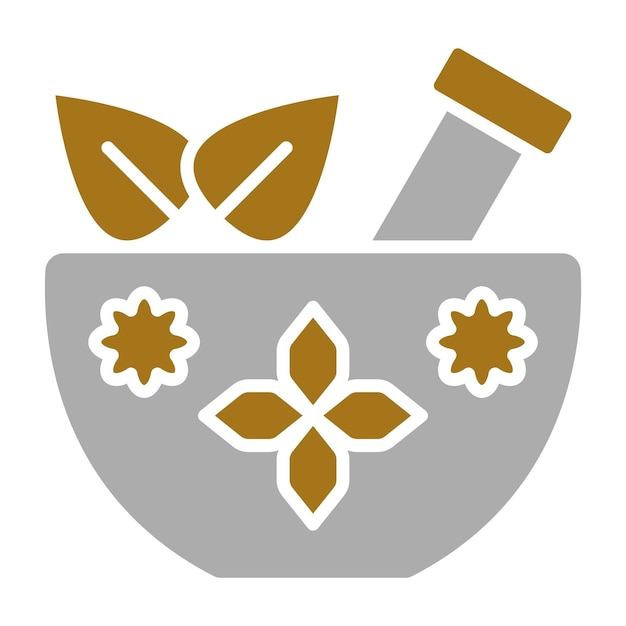 Diseño vectorial del estilo del icono de la taza de spa