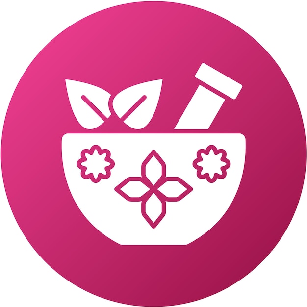 Diseño vectorial del estilo del icono de la taza de spa