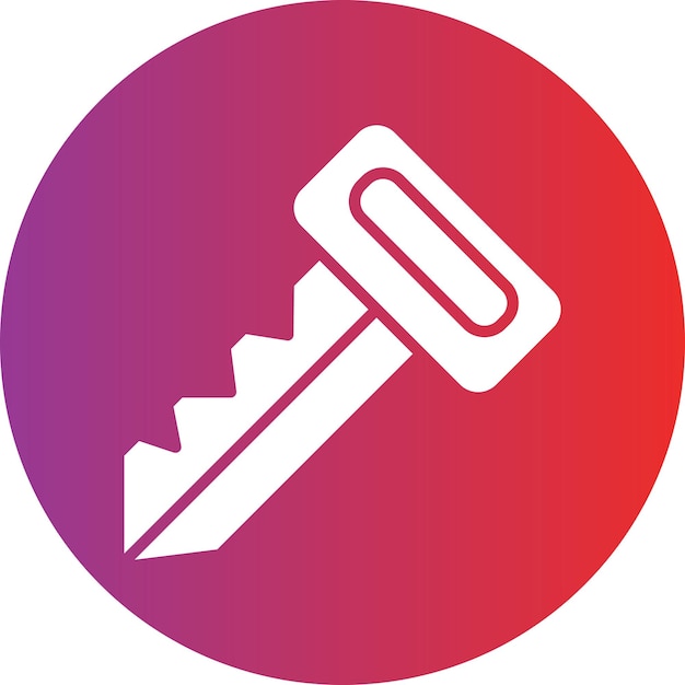 Diseño vectorial Estilo de icono de tecla inteligente