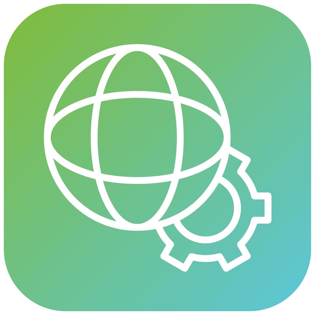 Diseño vectorial Estilo de icono de tecnología cibernética