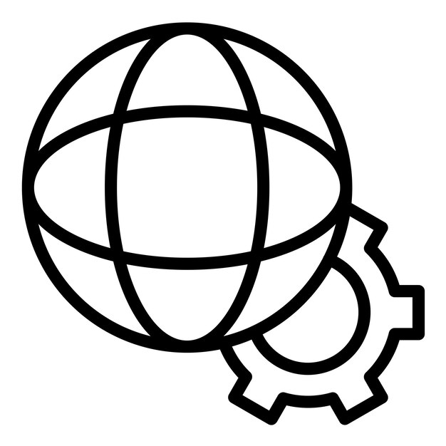 Diseño vectorial Estilo de icono de tecnología cibernética
