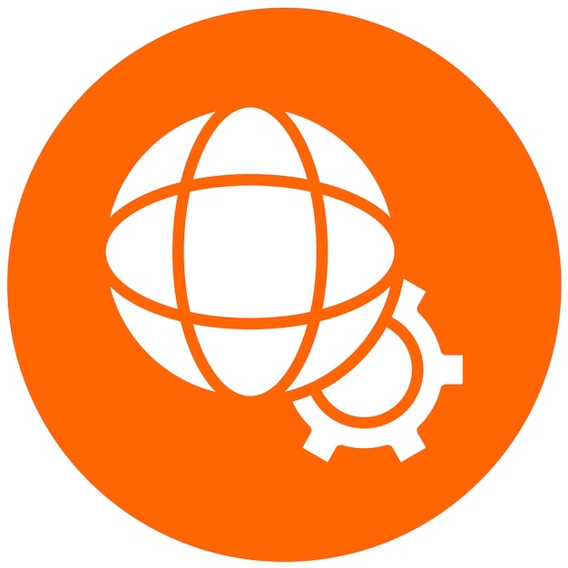 Diseño vectorial Estilo de icono de tecnología cibernética