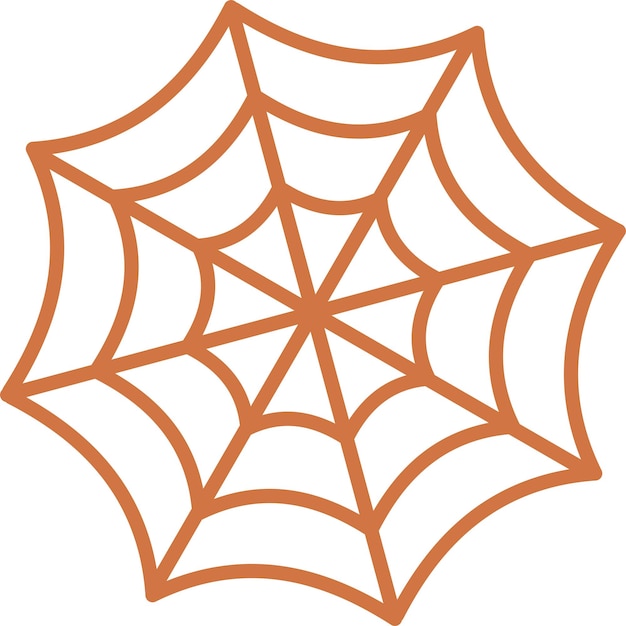 Diseño vectorial del estilo del icono de la telaraña
