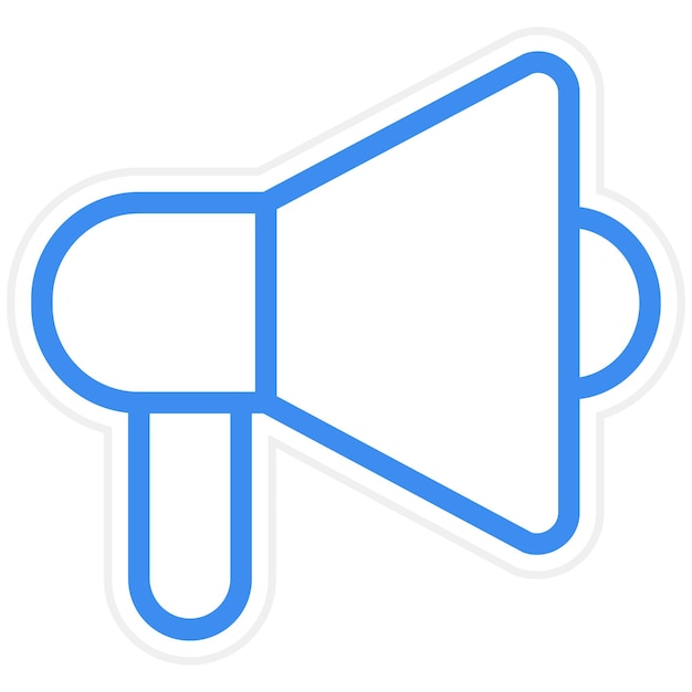 Diseño vectorial del estilo del icono del teléfono Mega