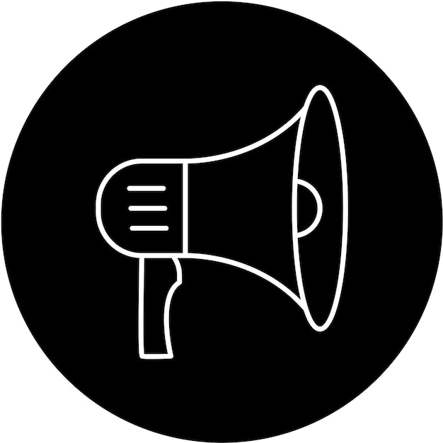 Diseño vectorial del estilo del icono del teléfono Mega