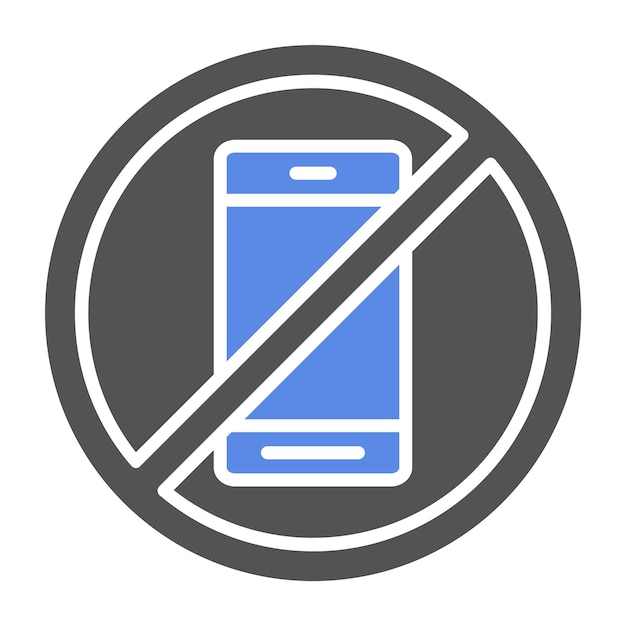 Diseño vectorial sin estilo de icono de teléfono