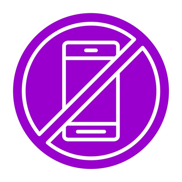 Diseño vectorial sin estilo de icono de teléfono