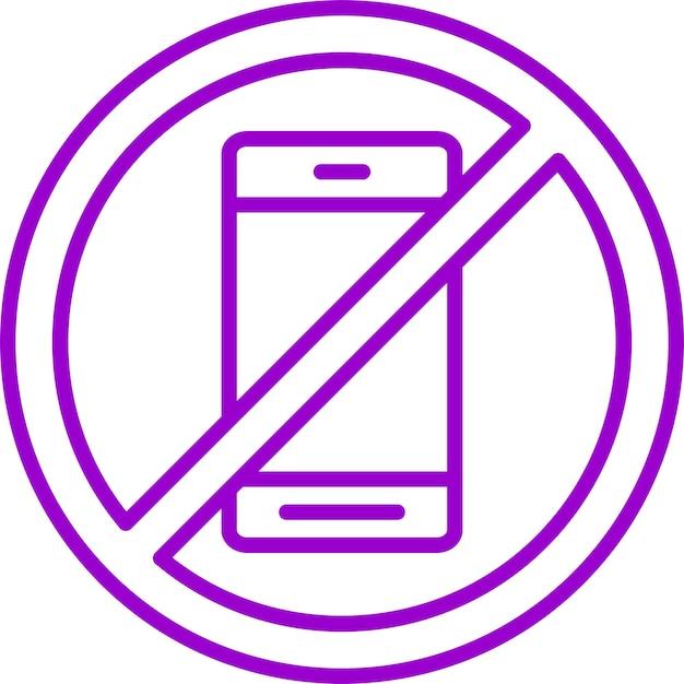 Diseño vectorial sin estilo de icono de teléfono