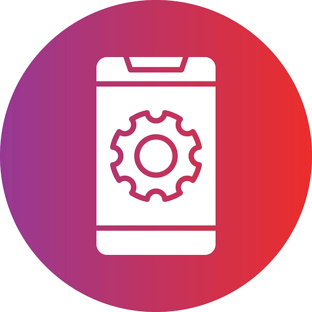 Diseño vectorial Estilo del icono de los teléfonos móviles