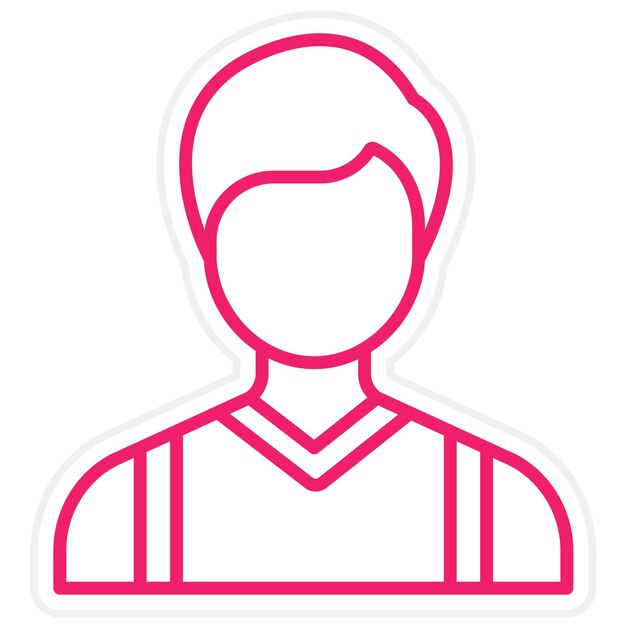 Diseño vectorial Estilo del icono del tendero
