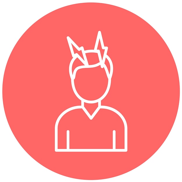 Diseño vectorial Estilo del icono de tensión