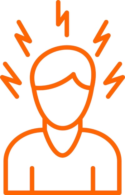 Diseño vectorial Estilo del icono de tensión