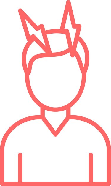 Diseño vectorial Estilo del icono de tensión