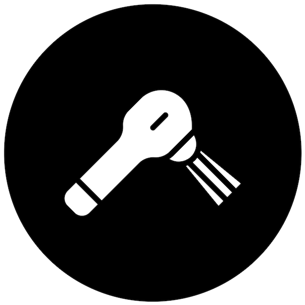 Diseño vectorial de estilo de icono de terapia de luz