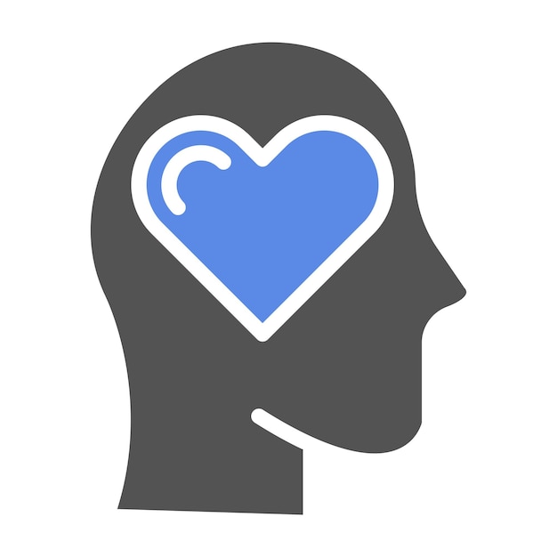Diseño vectorial de estilo de icono de terapia de salud mental
