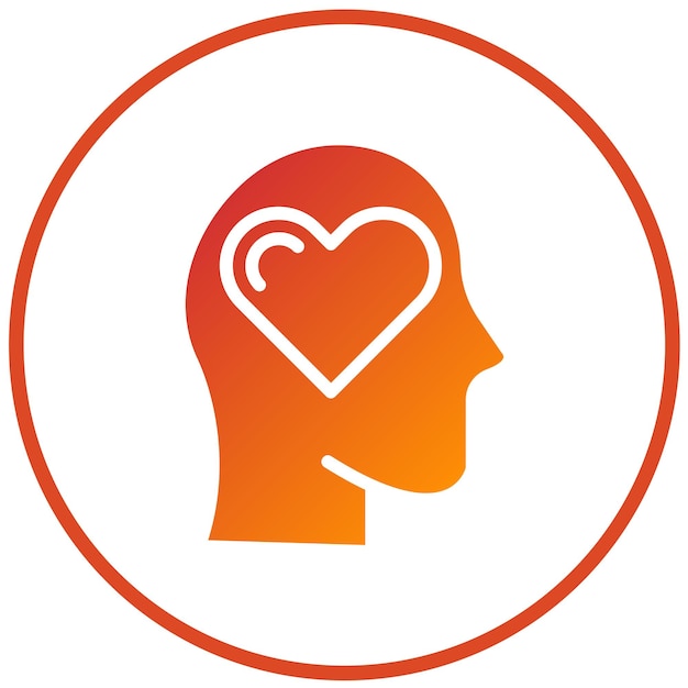 Diseño vectorial de estilo de icono de terapia de salud mental
