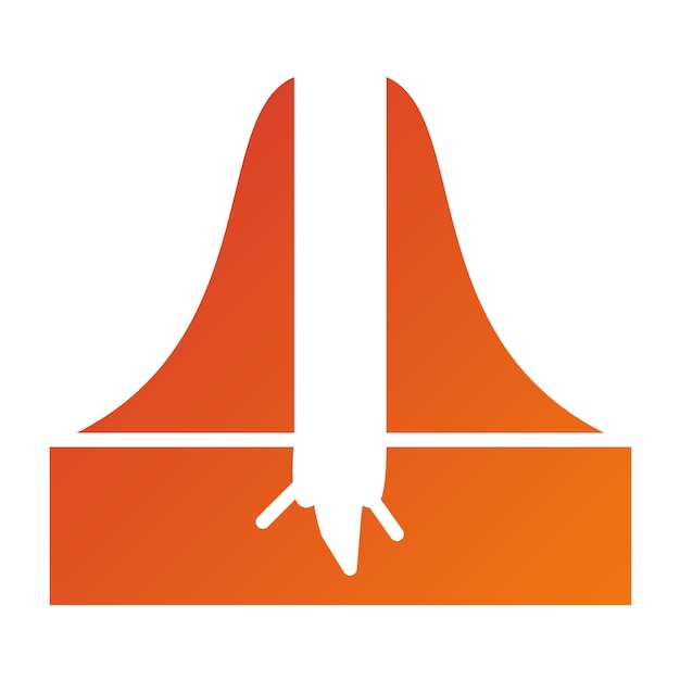 Diseño vectorial del estilo del icono del terremoto