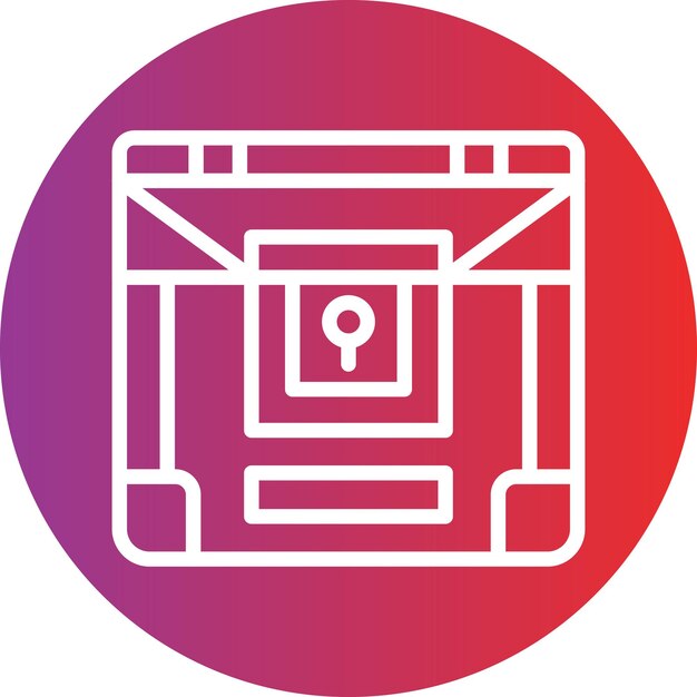 Diseño vectorial Estilo del icono del tesoro