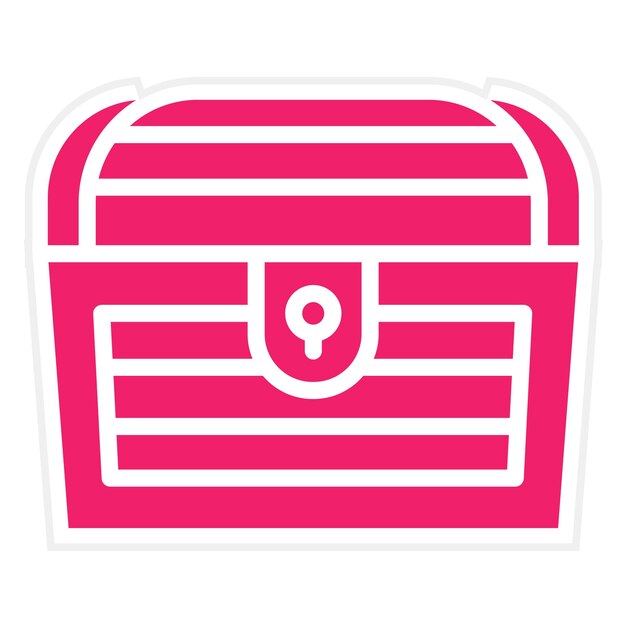 Diseño vectorial Estilo del icono del tesoro