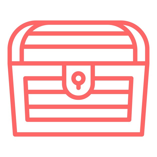 Diseño vectorial Estilo del icono del tesoro