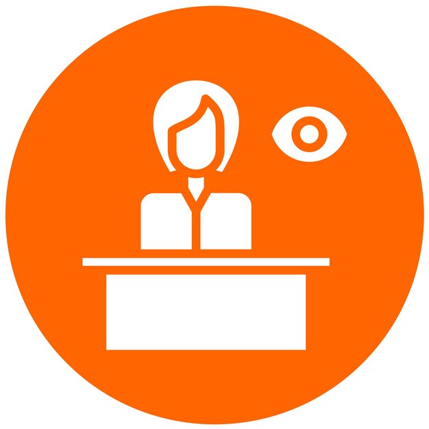Diseño vectorial Estilo de icono de testigo