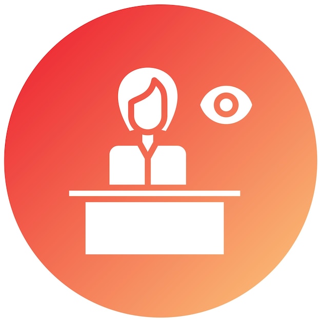 Diseño vectorial Estilo de icono de testigo