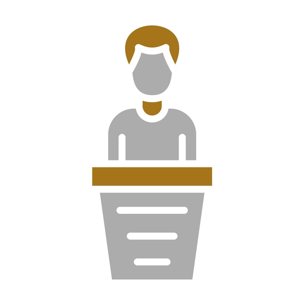 Diseño vectorial Estilo de icono de testigo
