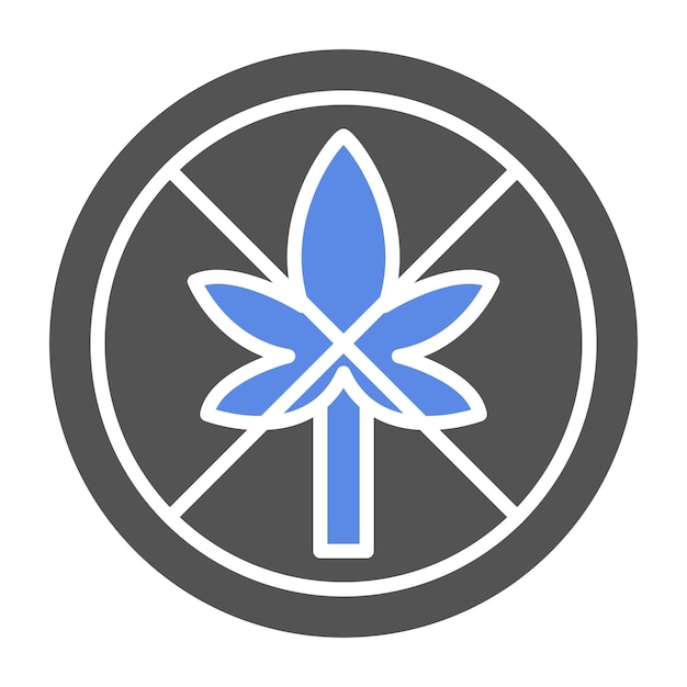 Diseño vectorial sin estilo de icono Thc