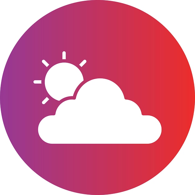 Diseño vectorial Estilo del icono del tiempo local