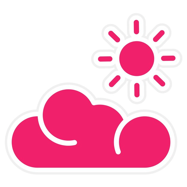 Diseño vectorial Estilo del icono del tiempo