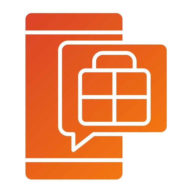 Diseño vectorial Estilo de icono de la tienda de aplicaciones