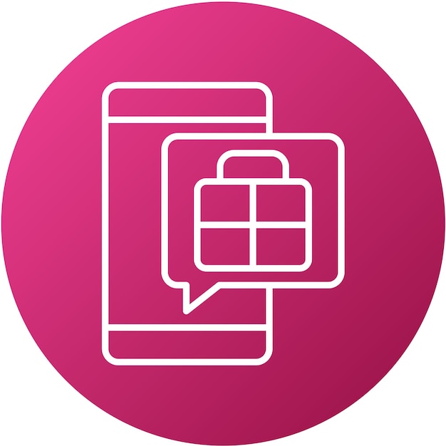 Diseño vectorial Estilo de icono de la tienda de aplicaciones
