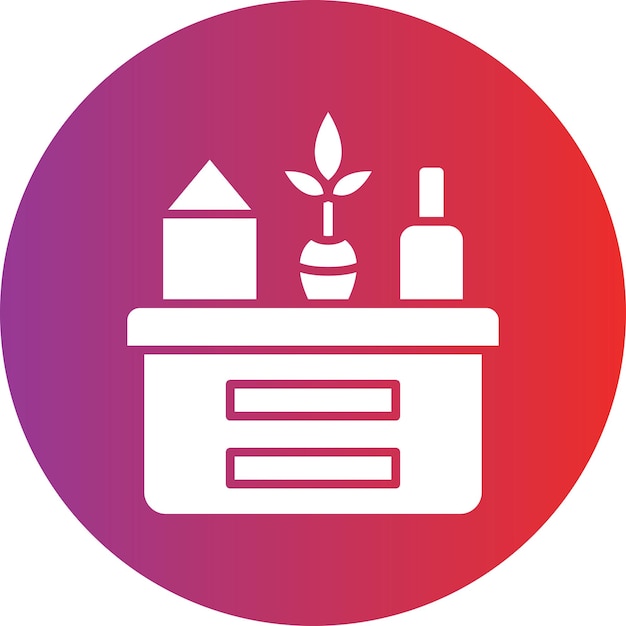 Diseño vectorial Estilo del icono de la tienda de comestibles