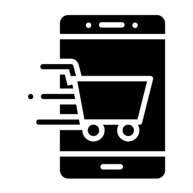 Diseño vectorial Estilo de icono de la tienda en línea