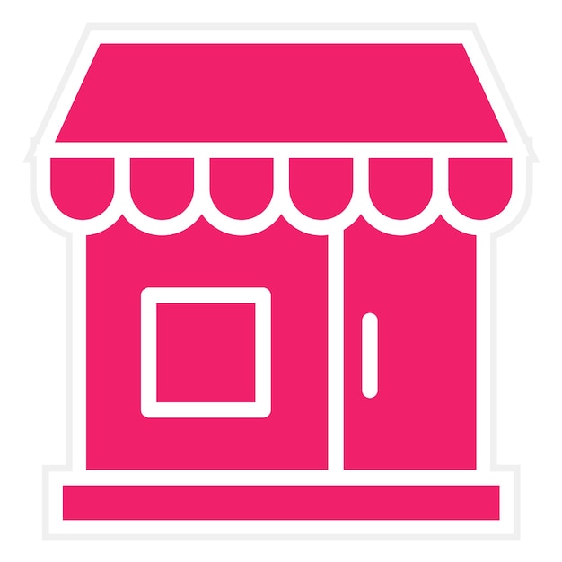 Diseño vectorial Estilo de icono de tienda vintage