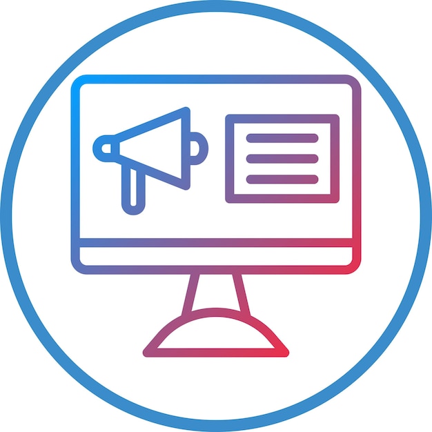 Diseño vectorial Estilo del icono del título