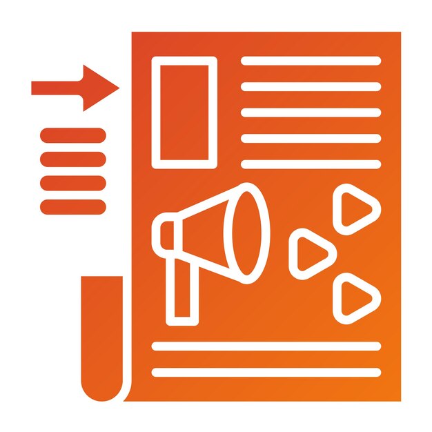 Diseño vectorial Estilo del icono del título