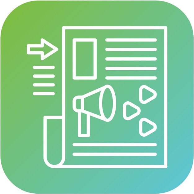 Diseño vectorial Estilo del icono del título