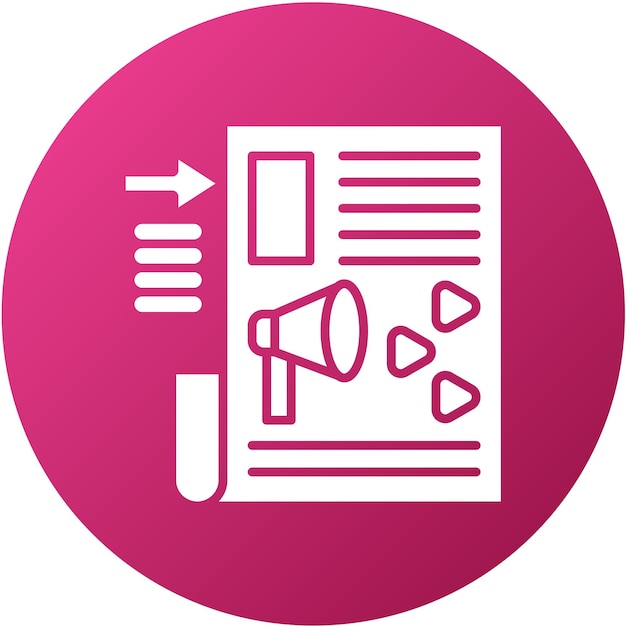 Diseño vectorial Estilo del icono del título