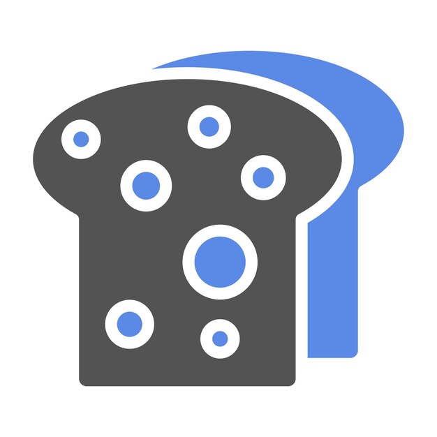 Diseño vectorial del estilo del icono de Toast Trove