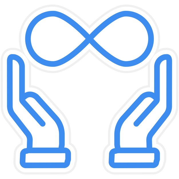 Diseño vectorial estilo de icono todo incluido