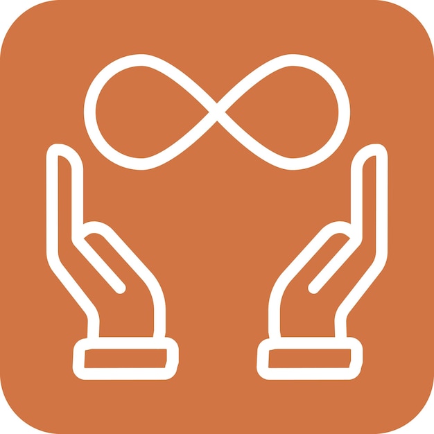 Diseño vectorial estilo de icono todo incluido