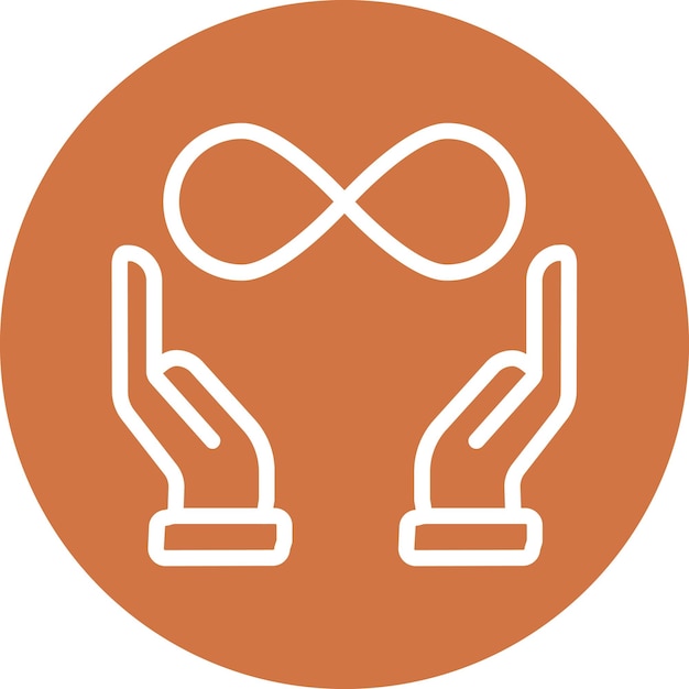 Diseño vectorial estilo de icono todo incluido