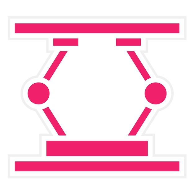 Diseño vectorial Estilo del icono de la toma hidráulica