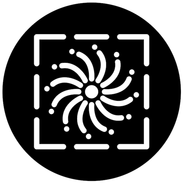 Diseño vectorial Estilo de icono de torbellino
