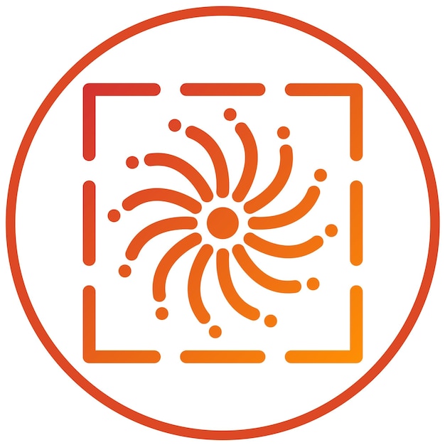 Diseño vectorial Estilo de icono de torbellino