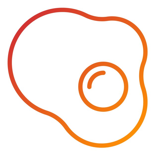 Diseño vectorial del estilo del icono de la tortilla Oasis