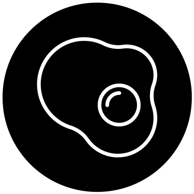 Diseño vectorial del estilo del icono de la tortilla Oasis